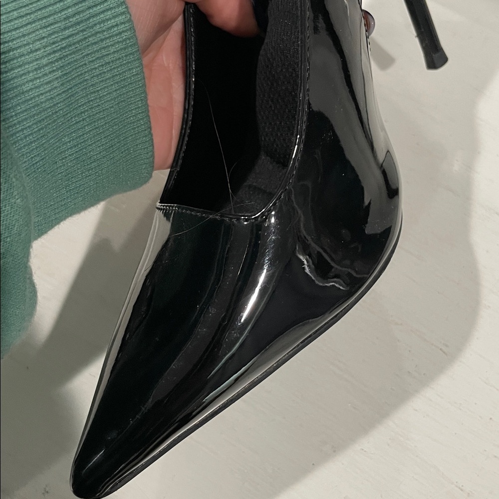 Black slingbacks heels - Picture 6 of 6